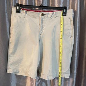 Dockers size 12, cream shorts